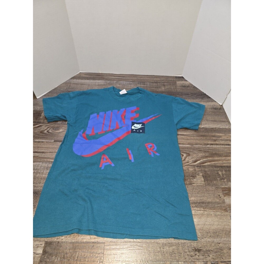 Vintage Nike Air T Shirt Green M                                            #163 - Picture 2 of 16